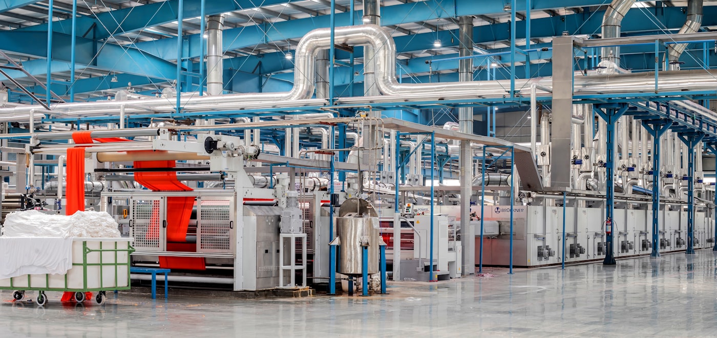 Industrial geotextile manufacturing — machinery and technical fabric production